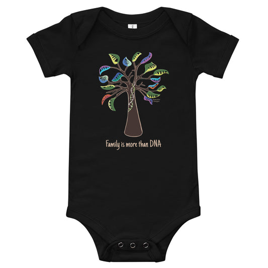 Family is More than DNA -Baby short sleeve onsie - Brainchild Designs