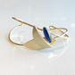 Christophe Poly Cuffs - Small - Blue with Gold Leaves - Brainchild Designs