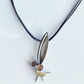 Christophe Poly Necklaces -Leather- Feather - Brainchild Designs