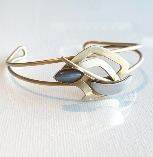 Christophe Poly Cuffs - Small - Grey Butterfly - Brainchild Designs