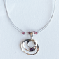 Christophe Poly Necklaces - Purple Nest (curved)