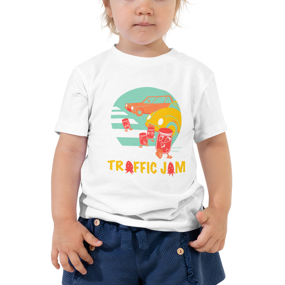 Traffic Jam T-shirt Toddler Short Sleeve Tee - Brainchild Designs