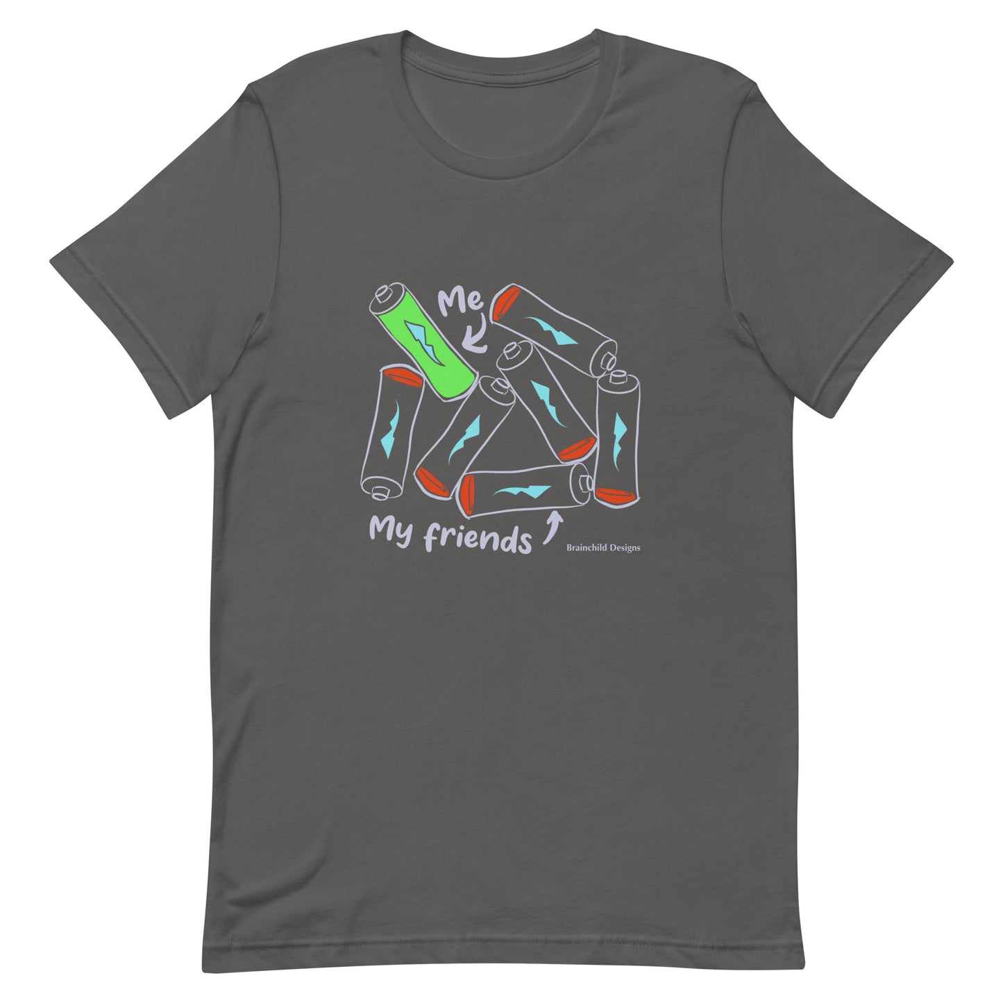 Full of Energy - Adult Unisex Premium T-Shirt - Brainchild Designs