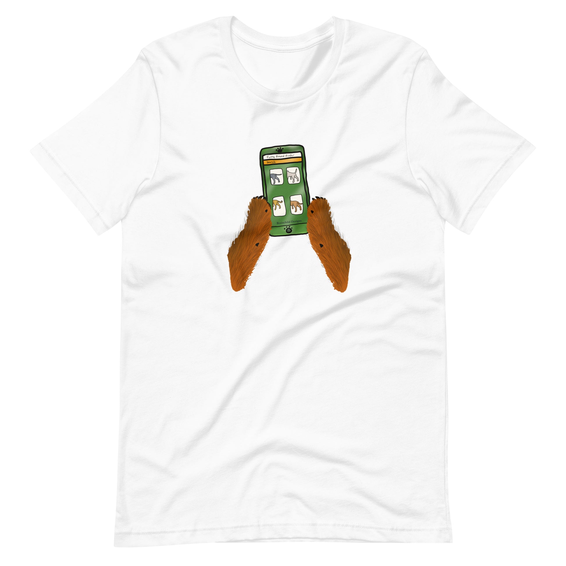 If Dogs were on Social Media -Adult Unisex t-shirt - Brainchild Designs
