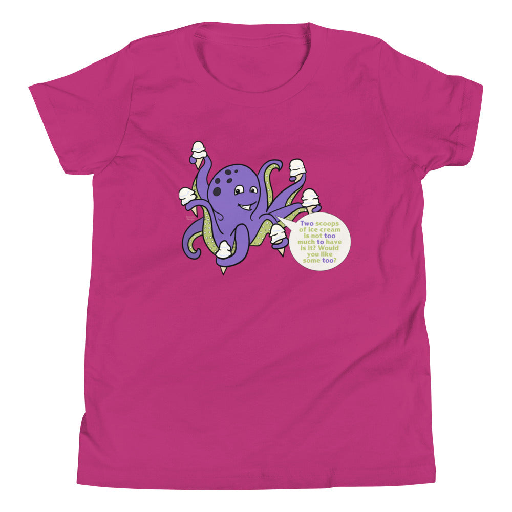 Two, To, and Too - Smart Tee Youth Short Sleeve T-Shirt - Brainchild Designs