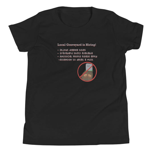 Grave Mistakes not Allowed - Youth Short Sleeve T-Shirt - Brainchild Designs