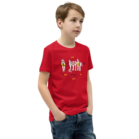Their, There, and They're  - Youth Short Sleeve T-Shirt
