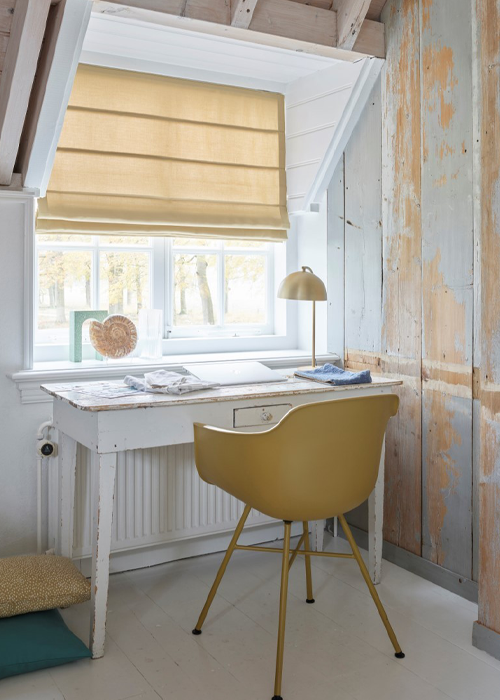 recycled fabric for roman shades