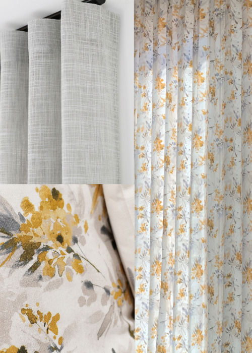 wave drape one way dreaw with light filtering lining screenprinted